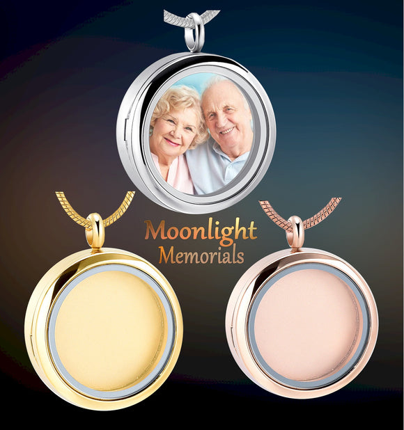 Photo Locket Cremation Urn Keepsake Ashes Necklace