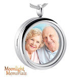 Photo Locket Cremation Urn Keepsake Ashes Necklace