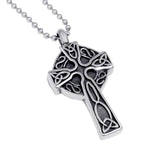 Celtic Cross Irish Cremation Urn Keepsake Ashes Memorial Necklace