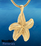 Starfish Cremation Beach Star Fish Urn Keepsake Ashes Memorial Necklace