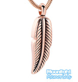 Feather Wing Cremation Urn Keepsake Ashes Memorial Necklace