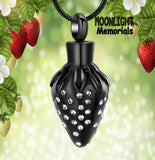 Strawberry Urn Cremation Necklace