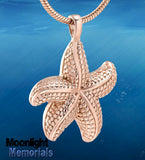 Starfish Cremation Beach Star Fish Urn Keepsake Ashes Memorial Necklace