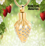 Strawberry Urn Cremation Necklace