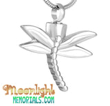 Dragonfly Urn Cremation Necklace