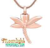 Dragonfly Urn Cremation Necklace