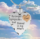 Forever In My Heart Family Cremation Urn Ashes Holder Memorial Necklace