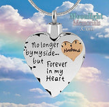 Forever In My Heart Family Cremation Urn Ashes Holder Memorial Necklace