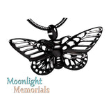 Butterfly 3D Cutout Urn Cremation Pendant AshES Holder Memorial Necklace