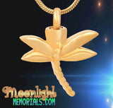 Dragonfly Urn Cremation Necklace