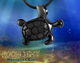 Sea Turtle Pet Crystal Urn Cremation Necklace