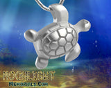 Sea Turtle Pet Crystal Urn Cremation Necklace