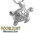 Sea Turtle Pet Crystal Urn Cremation Necklace