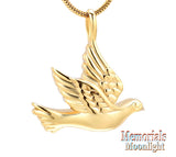 Dove Urn Bird Cremation Necklace