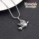 Dove Urn Bird Cremation Necklace