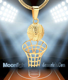 Basketball Net Urn Cremation Necklace