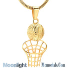 Basketball Net Urn Cremation Necklace