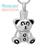 Teddy Bear Urn Cremation Necklace