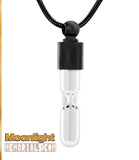 Hourglass Cremation Cylinder Urn Necklace