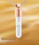 Hourglass Cremation Cylinder Urn Necklace