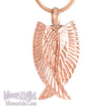 Wings Angels Urn Cremation Pendant Ash Holder Memorial Necklace