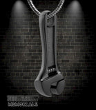 Wrench Tool Urn Cremation Pendant Ash Holder Memorial Necklace