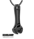 Wrench Tool Urn Cremation Pendant Ash Holder Memorial Necklace