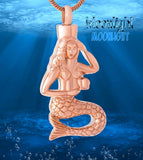 Mermaid Urn Cremation Pendant Ash Holder Memorial Necklace