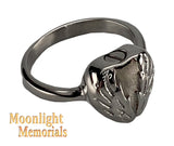 Angel Wings Cremation Ashes Urn Memorial Keepsake Ring