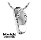 Flip Flop Shoe Cremation Necklace