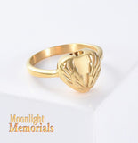 Angel Wings Cremation Ashes Urn Memorial Keepsake Ring