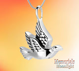 Dove Urn Bird Cremation Necklace