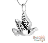 Dove Urn Bird Cremation Necklace