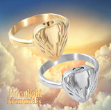 Angel Wings Cremation Ashes Urn Memorial Keepsake Ring