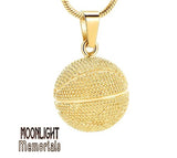 Basketball Urn Cremation Necklace