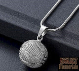 Basketball Urn Cremation Necklace