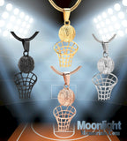 Basketball Net Urn Cremation Necklace