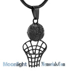 Basketball Net Urn Cremation Necklace