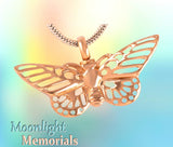 Butterfly 3D Cutout Urn Cremation Pendant AshES Holder Memorial Necklace