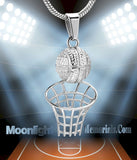 Basketball Net Urn Cremation Necklace