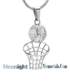 Basketball Net Urn Cremation Necklace